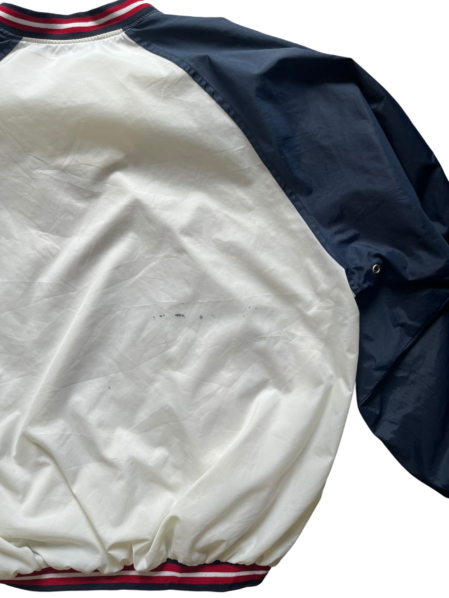 Vintage Chaps Ralph Lauren Pullover Jacket 90s 2000s Windbreaker V-Neck CRL 78 (XL)