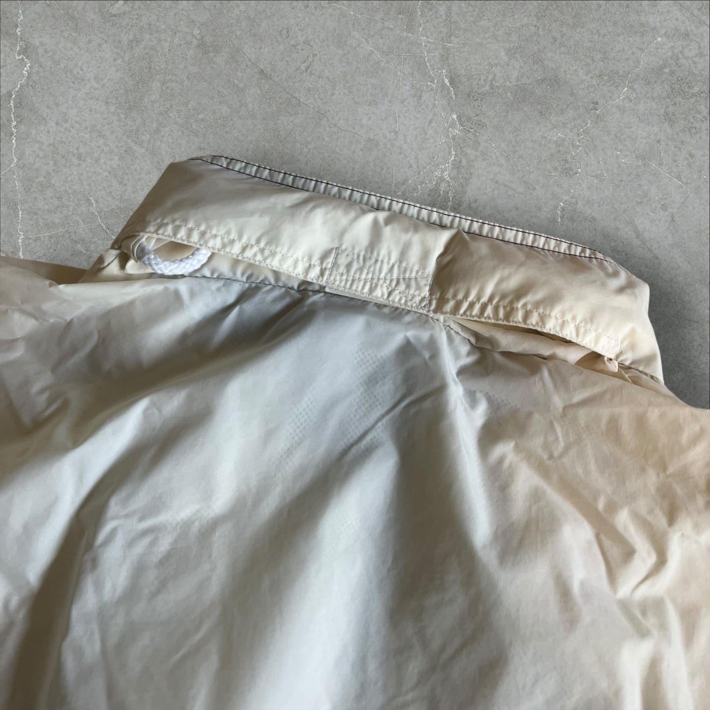 Vintage Adidas Originals Windbreaker Jacket Trefoil Navy White Colorblock 3-Stripe - 1990-1994 (L)