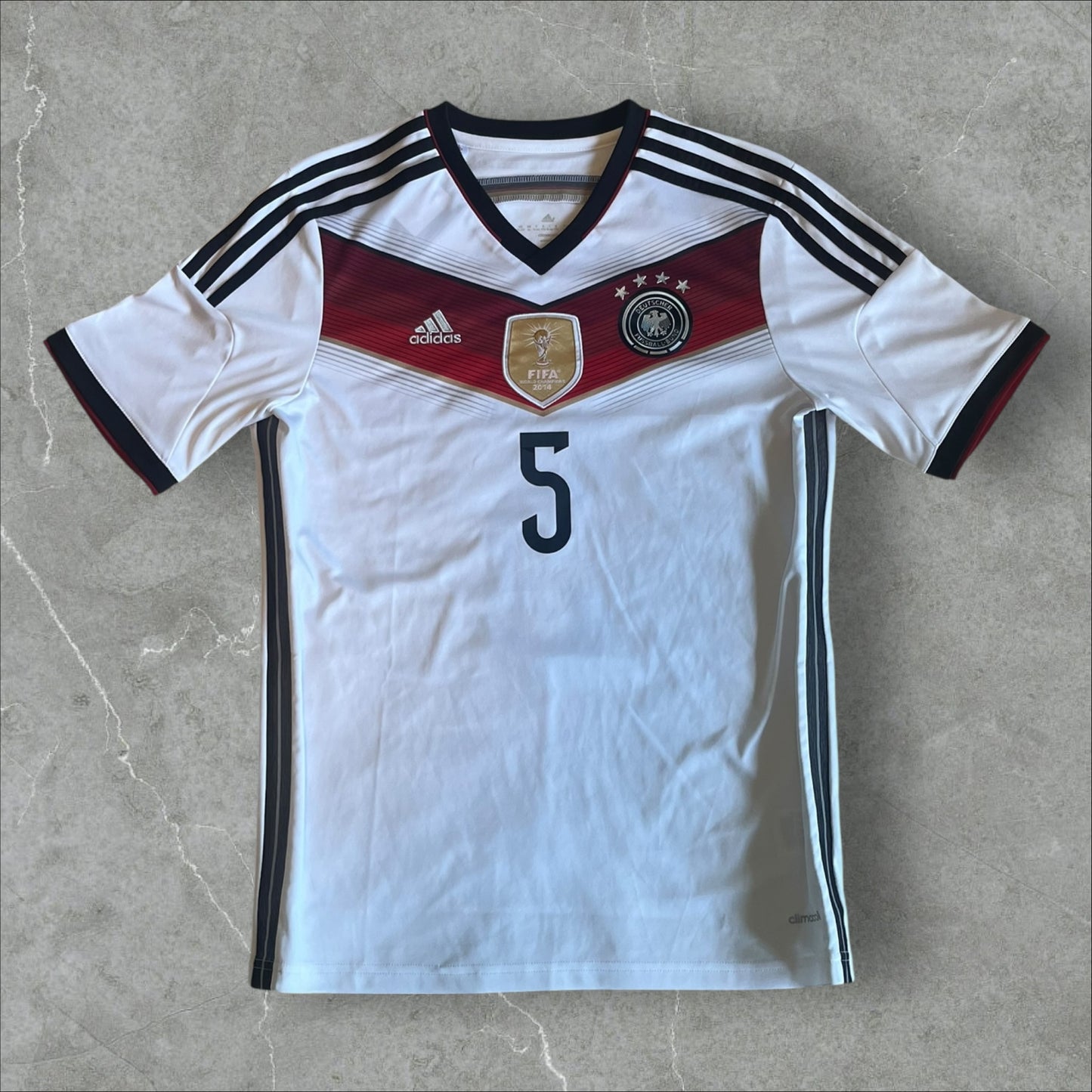 Adidas Deutschland Trikot 2014 • WM Champion Patch (S)