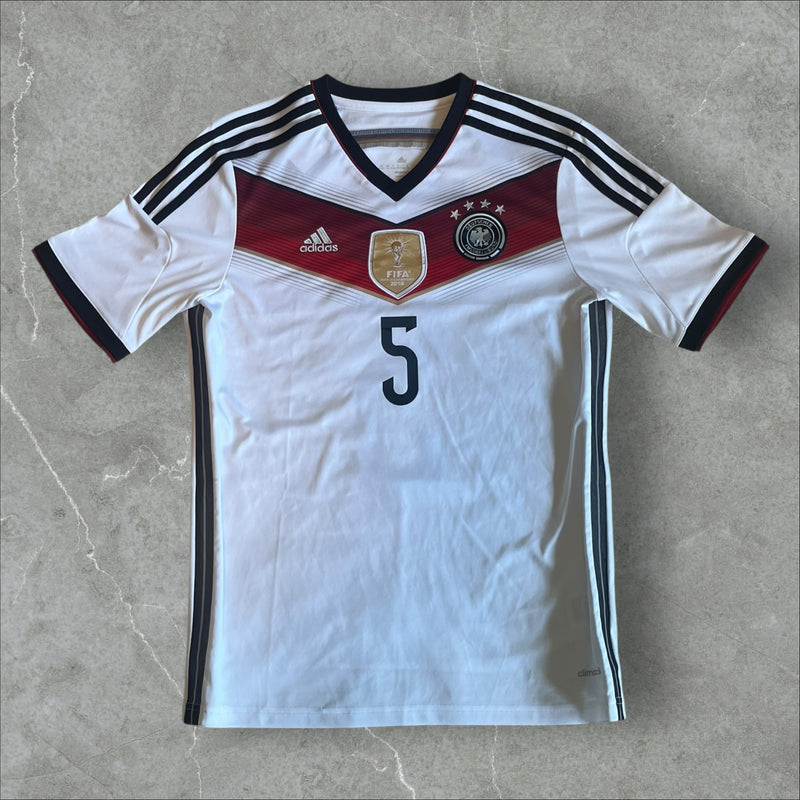 Adidas Deutschland Trikot 2014 • WM Champion Patch (S)
