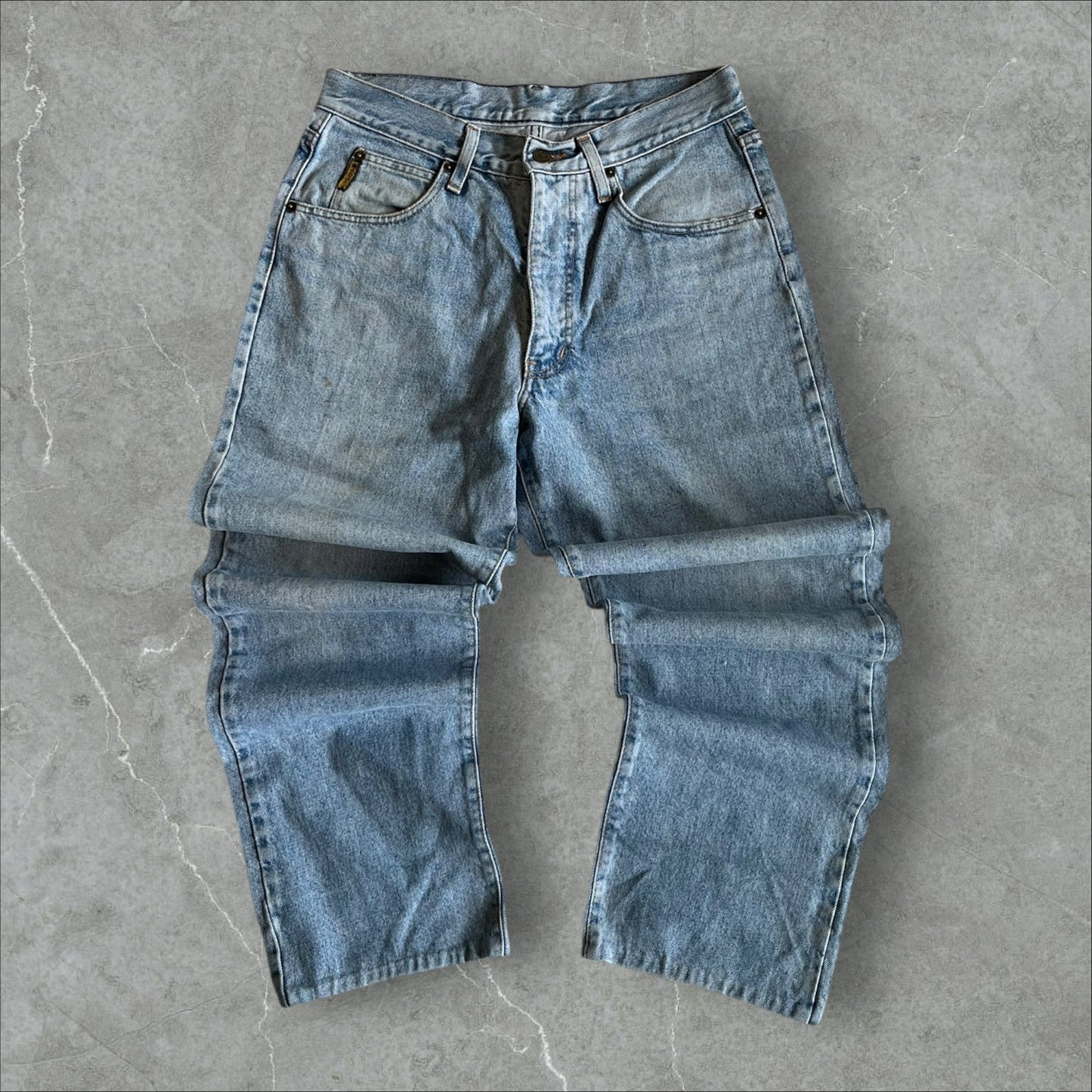 Armani Jeans Denim (light wash, AJ eagle) — 1995–2005 (M)