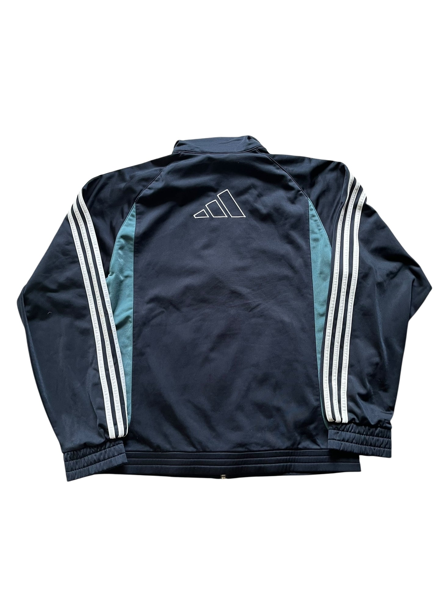 Adidas 3-Stripes Track Suit – Navy & Teal – Vintage 2000s (S)