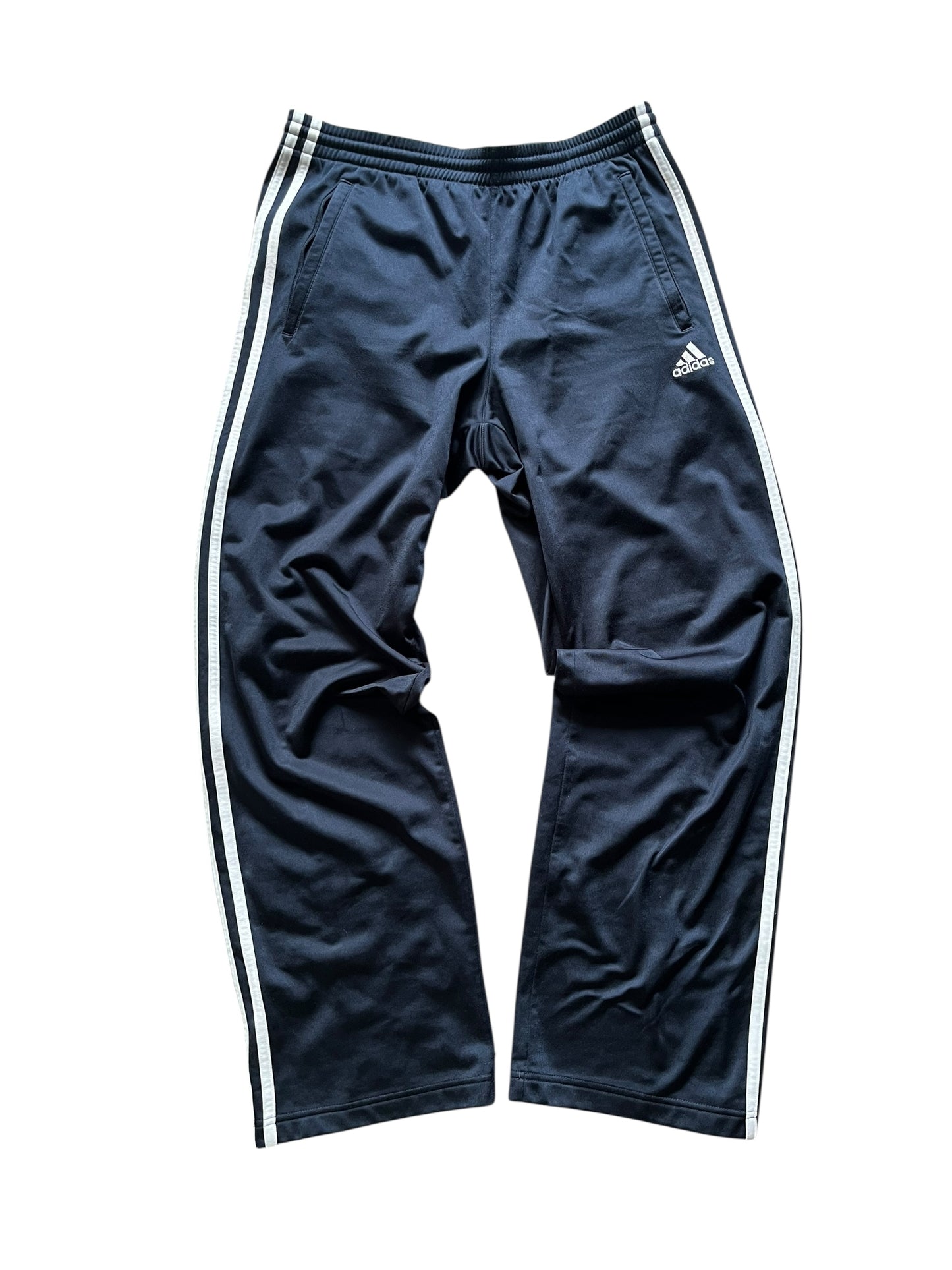 Adidas 3-Stripes Track Suit – Navy & Teal – Vintage 2000s (S)
