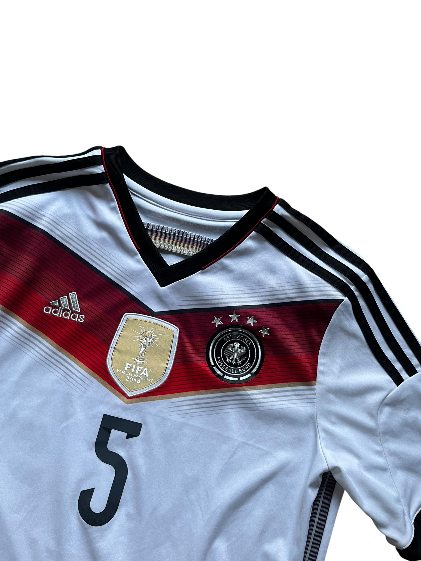 Adidas Deutschland Trikot 2014 • WM Champion Patch (S)