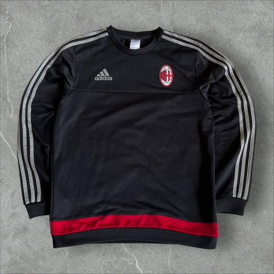 AC Milan adidas 3-Stripes Tracksuit (black) — 2010–2014 (M)