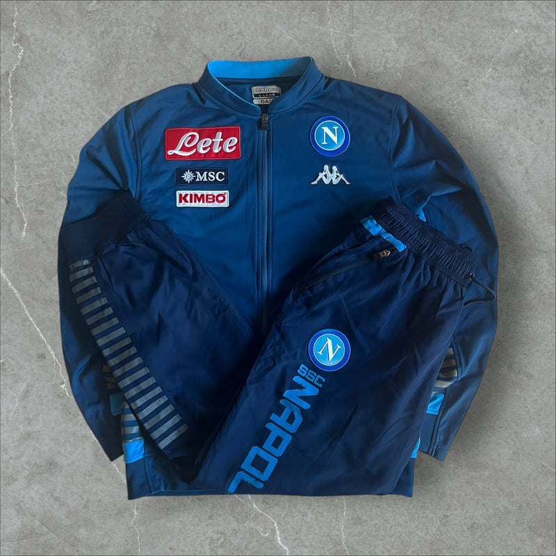 SSC Napoli Kappa Sponsors Tracksuit (blue) (L)