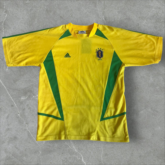 Adidas Brasilien Trikot Vintage Style • 90s Equipment Look (S)