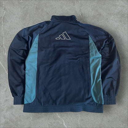 Adidas 3-Stripes Track Suit – Navy & Teal – Vintage 2000s (S)