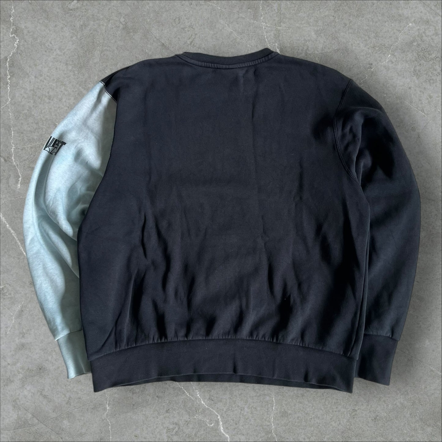 Nike x Lakers Crewneck (black, purple/yellow script) — 2010s (M)