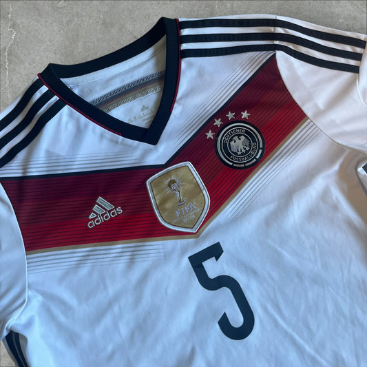 Adidas Deutschland Trikot 2014 • WM Champion Patch (S)