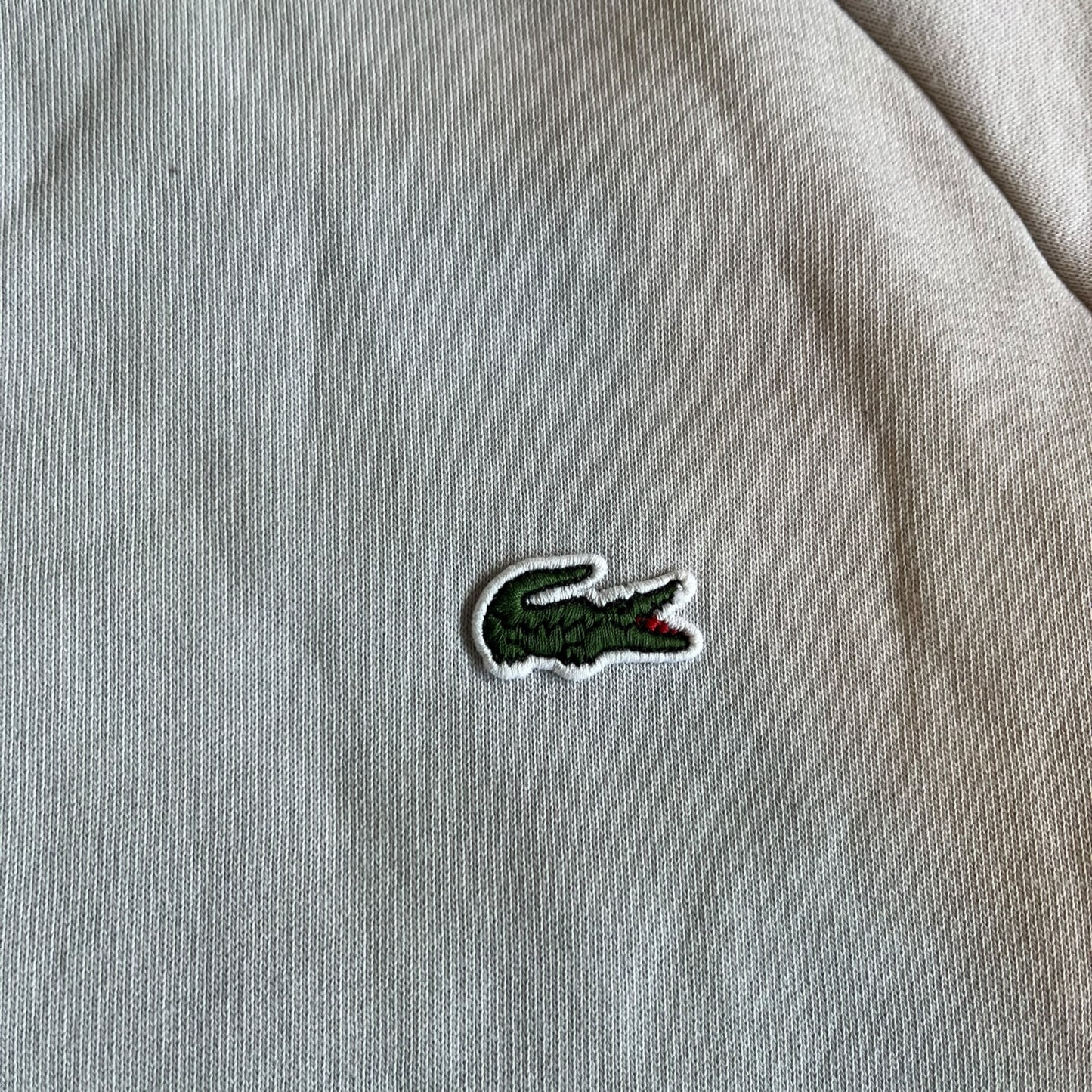 Lacoste Logo-Tape Crew (light grey) — 2012–2018 (L)