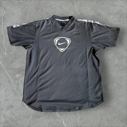 Nike Team Shield Jersey Shirt (grey) — 2002–2005 (L)