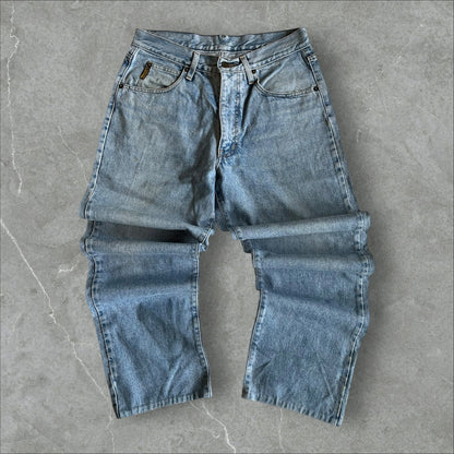 Armani Jeans Denim (light wash, AJ eagle) — 1995–2005 (M)