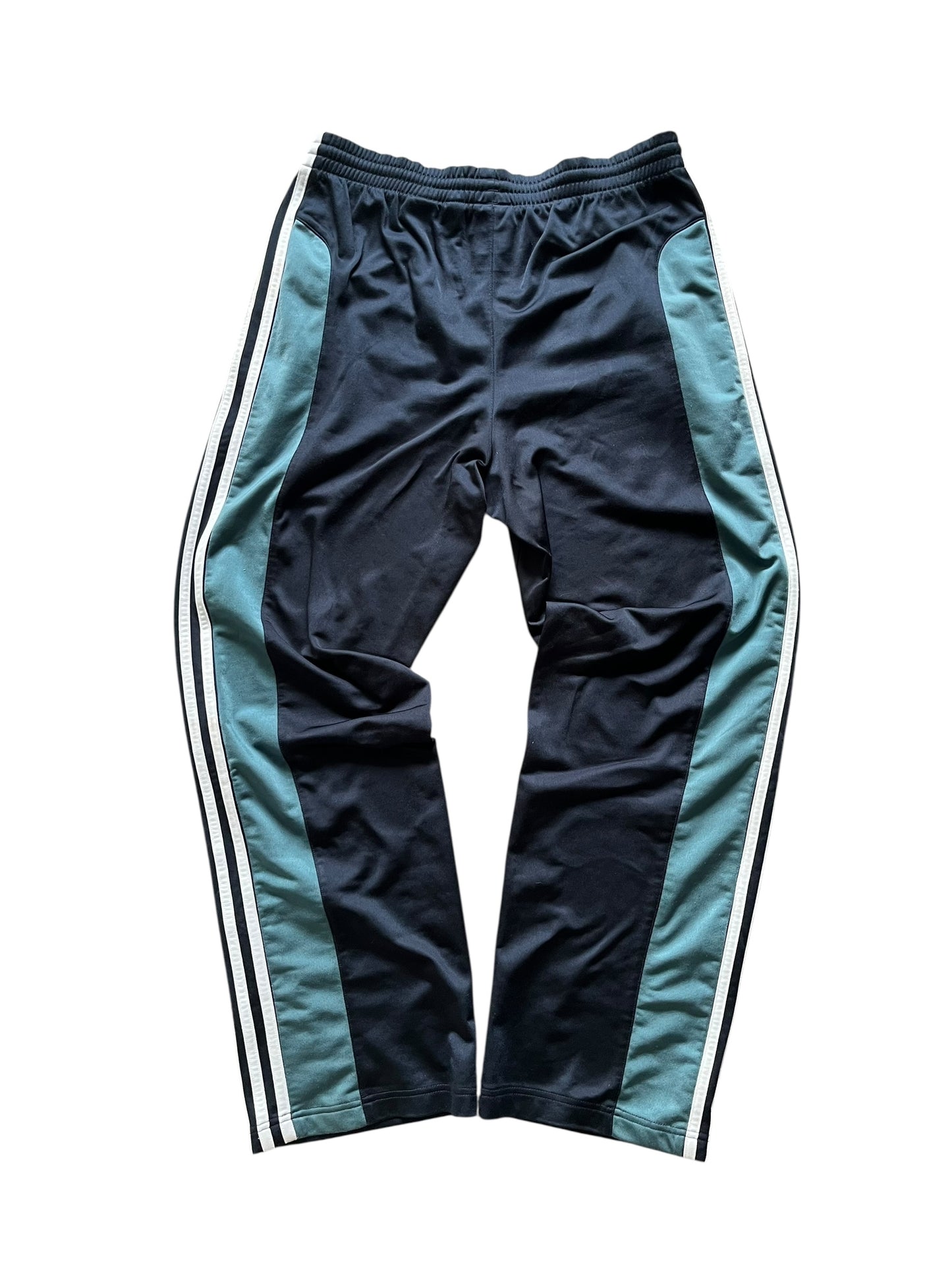 Adidas 3-Stripes Track Suit – Navy & Teal – Vintage 2000s (S)