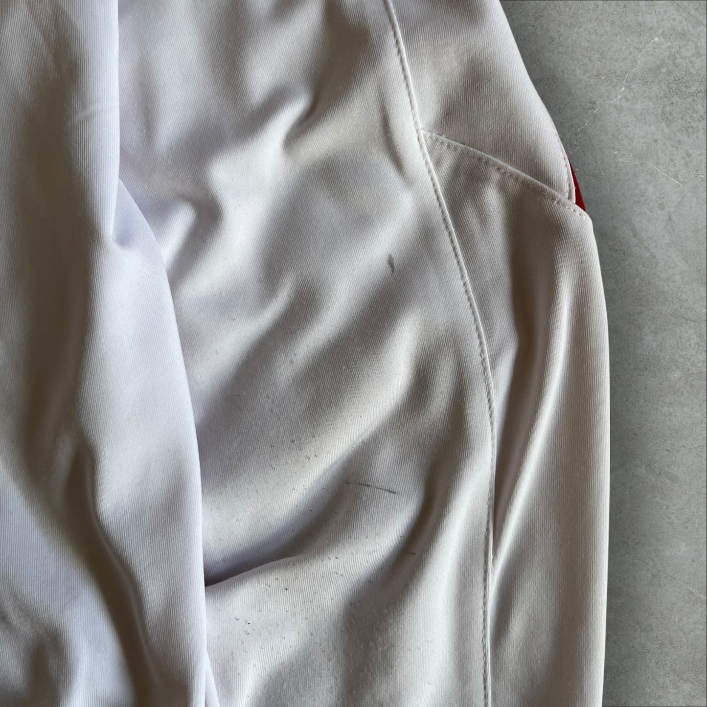 PSG Nike Track Jacket (white/red, Fly Emirates) — 2013–2016 (M)