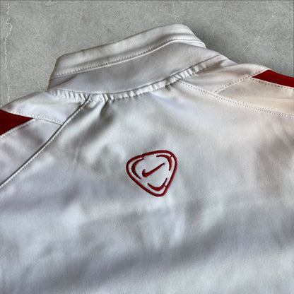 PSG Nike Track Jacket (white/red, Fly Emirates) — 2013–2016 (M)