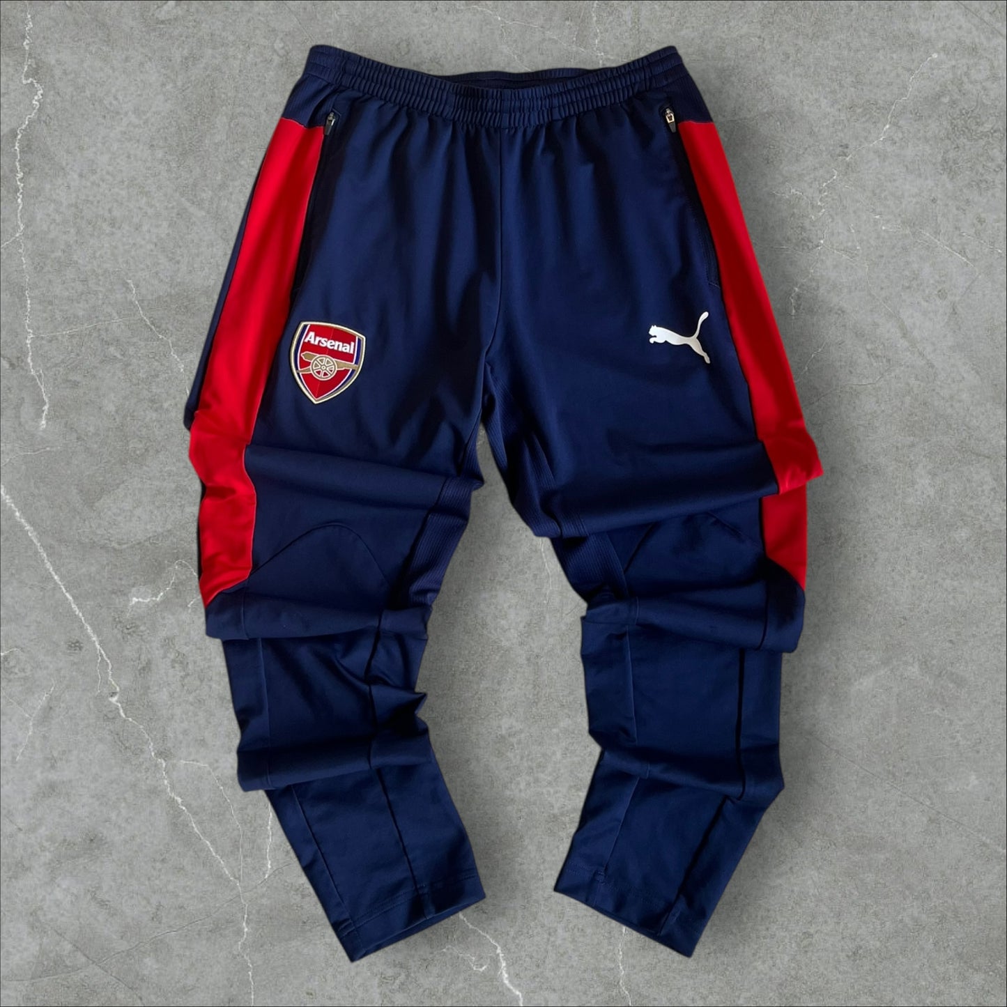 Arsenal Puma Tracksuit (navy/red) — 2014–2018 (S)