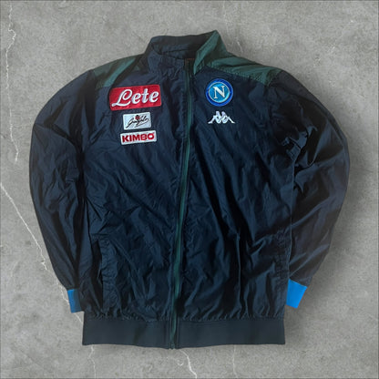 SSC Napoli Kappa Sponsors Tracksuit (navy/green)  (XL)