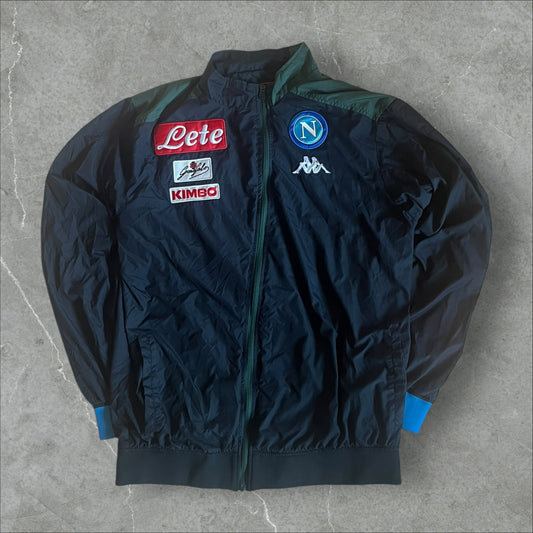 SSC Napoli Kappa Sponsors Tracksuit (navy/green)  (XL)