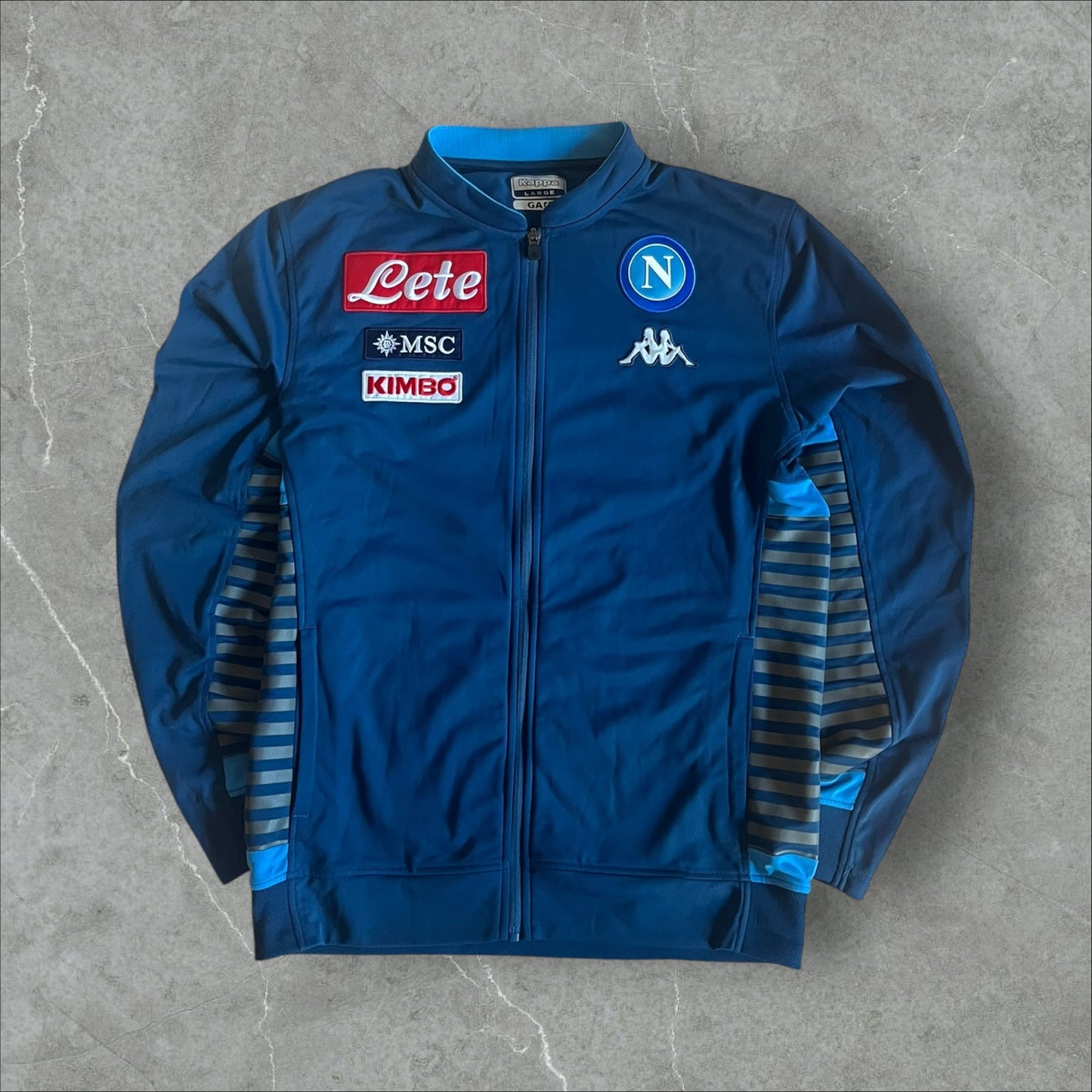 SSC Napoli Kappa Sponsors Tracksuit (blue) (L)