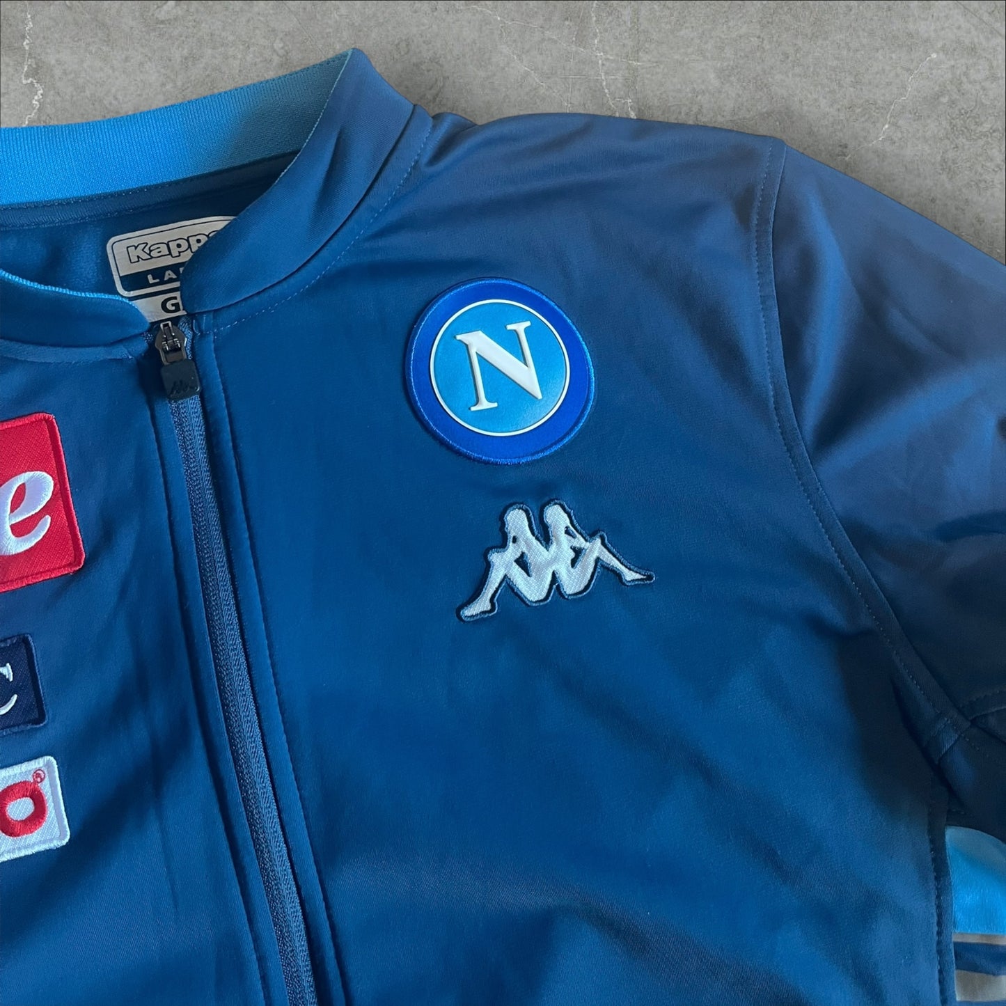 SSC Napoli Kappa Sponsors Tracksuit (blue) (L)
