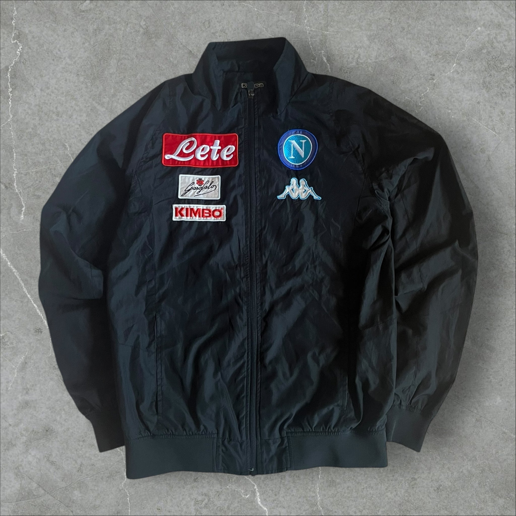 SSC Napoli Kappa Sponsors Tracksuit (black) (S) – DK Vintage