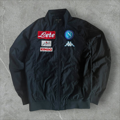 SSC Napoli Kappa Sponsors Tracksuit (black) (S)