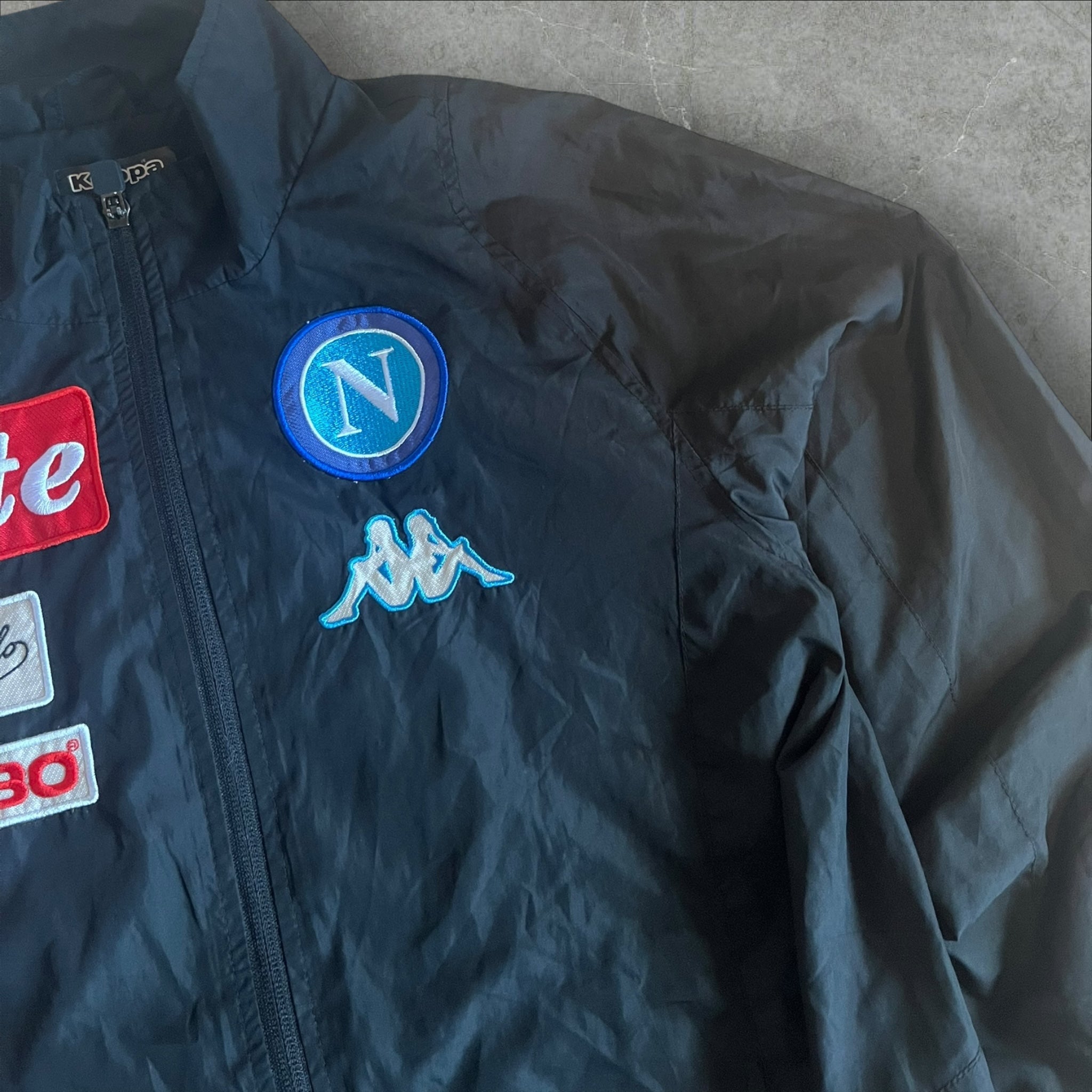 SSC Napoli Kappa Sponsors Tracksuit (black) (S) – DK Vintage